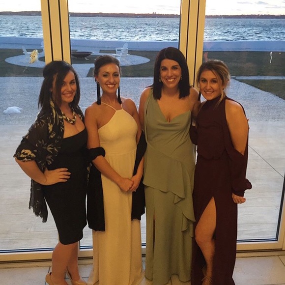 Misguided wine maxi dress formal - Picture 3 of 5